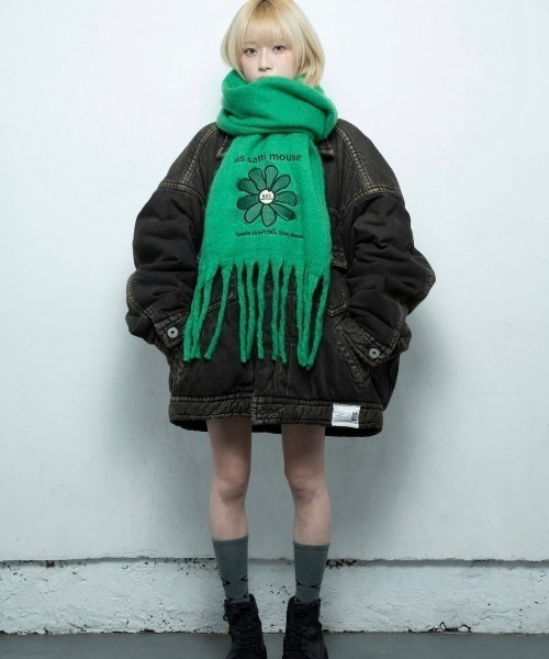 セール】フラワーマフラー（マフラー）｜ssssattimouse（エスエスエス