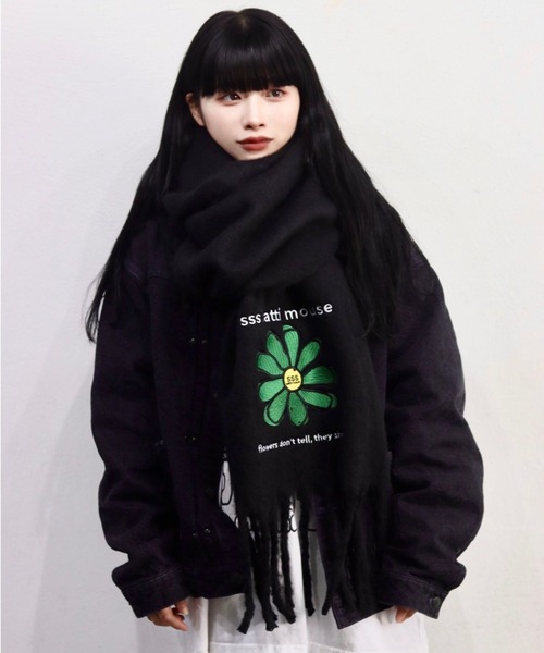 セール】フラワーマフラー（マフラー）｜ssssattimouse（エスエスエス