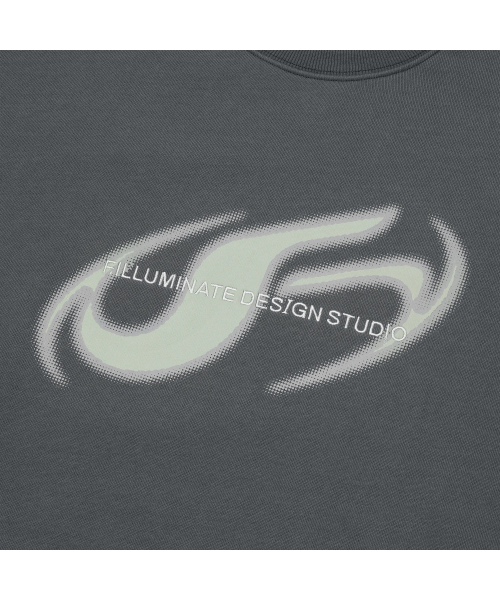 F.ILLUMINATE(フィルミネイト)の「スラントシンボルロゴスウェットシャツ-チャコール(スウェット・レディース・その他・SMALL/MEDIUM/LARGE)」の8枚目の写真