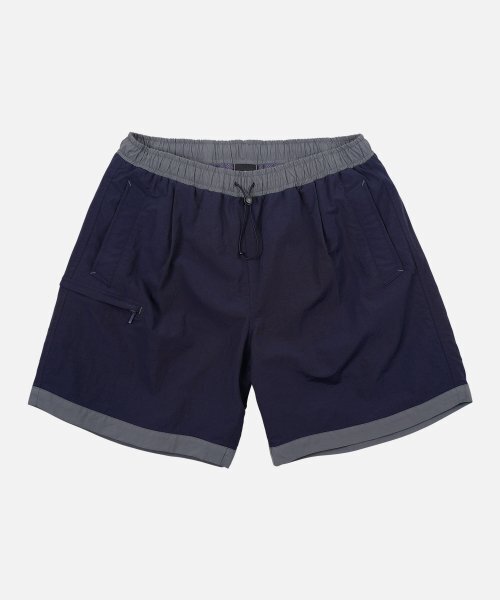 FRIZMWORKS(フリズムワークス)の「NYLON SET-UP TRACK SHORTS _ NAVY(その他パンツ・メンズ・その他・LARGE)」の1枚目の写真