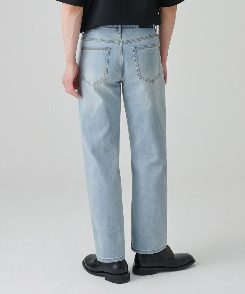 MUSINSA STANDARD（ムシンサスタンダード）の「KIPAS ストレートデニムパンツ [スカイブルー]（デニムパンツ・メンズ・その他・42/32/30/31/26/28/29/33/34/36/27）」の2枚目の写真