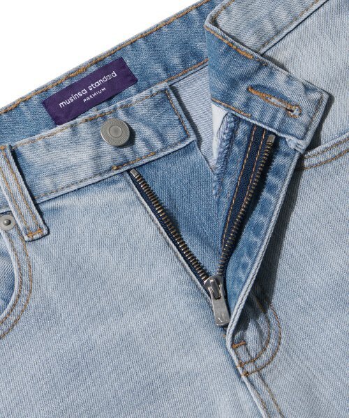 MUSINSA STANDARD（ムシンサスタンダード）の「KIPAS ストレートデニムパンツ [スカイブルー]（デニムパンツ・メンズ・その他・42/32/30/31/26/28/29/33/34/36/27）」の3枚目の写真