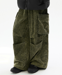 TRILLION（トリリオン）の「Vintage Tie Dye Corduroy Cargo Pants [Khaki]（その他パンツ・メンズ）」