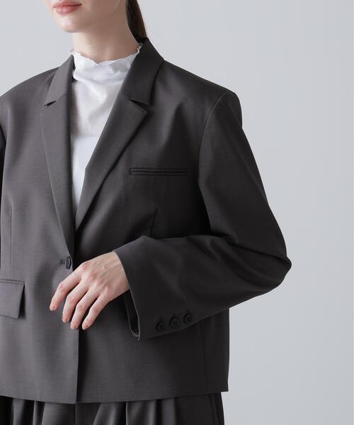 ADORE（アドーア）の「◆マニッシュクロスジャケット（テーラードジャケット・レディース・ネイビー/グレー・38）」の10枚目の写真