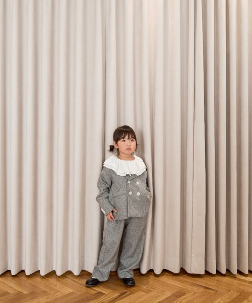 LOWRYS FARM（ローリーズファーム）の「メランジツイルセーラージャケット　593783（テーラードジャケット・キッズ・ネイビー/グレー・110cm/120cm/130cm/140cm/150cm）」の17枚目の写真