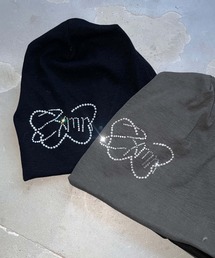 sedacle（セダクル）の「ラインストーンロゴビーニー（ニットキャップ/ビーニー）」