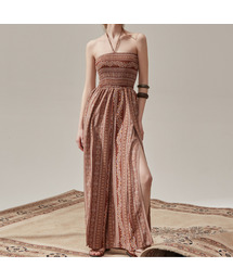 VIKINI VENDER（ビキニベンダー）の「ボテエスニックスリットジャンプスーツ（つなぎ/オールインワン）」