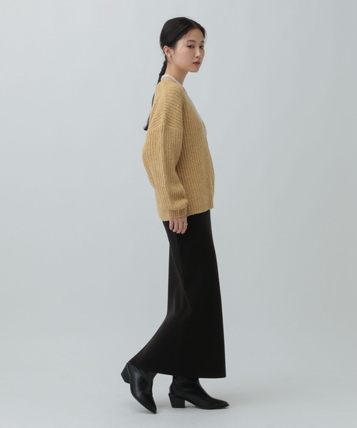 LEPSIM（レプシィム）の「3ゲージノットヤーンラメプルオーバー　608062（ニット/セーター・レディース・グレー/ブラウン/イエロー・FREE）」の21枚目の写真