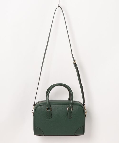 MICHAEL KORS(マイケルコース)の「THOMPSON ぺブルレザー ダッフル サッチェル ミディアム(ハンドバッグ・レディース・グリーン系・FREE)」の2枚目の写真