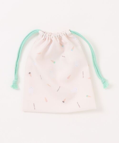 Miffy（ ミッフィー）の「miffy/ミッフィー　巾着S（ポーチ・キッズ・アイボリー・ONE SIZE）」の2枚目の写真