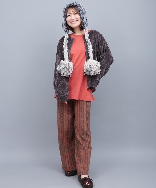 チチカカ（チチカカ）の「マットモールジップカーディガン（カーディガン/ボレロ・レディース・グリーン/ダークブラウン/ブルー・FREE）」の11枚目の写真