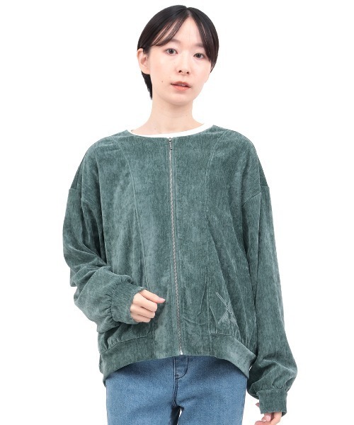 チチカカ（チチカカ）の「マットモールジップカーディガン（カーディガン/ボレロ・レディース・グリーン/ダークブラウン/ブルー・FREE）」の15枚目の写真