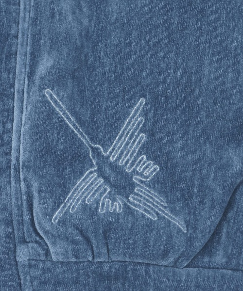 チチカカ（チチカカ）の「マットモールジップカーディガン（カーディガン/ボレロ・レディース・グリーン/ダークブラウン/ブルー・FREE）」の6枚目の写真