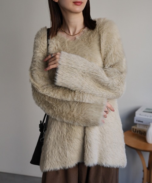 model:162cm 着用サイズ:F