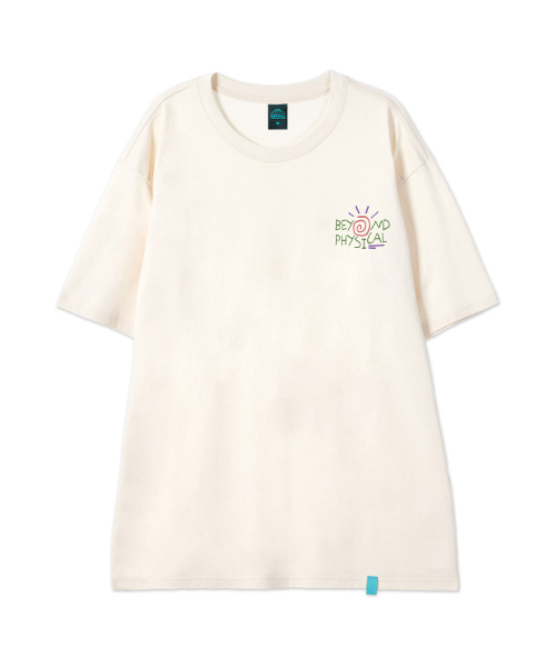 ASTRAL PROJECTION（アストラルプロジェクション）の「[ビヨンドフィジカル]コットンルーズフィット半袖Tシャツ_バターミルク（Tシャツ/カットソー・メンズ・その他・LARGE/MEDIUM/X-LARGE/XX-LARGE）」の2枚目の写真