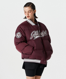 HDEX（エイチデックス）の「パディッドベースボールプファージャケット (チェリーレッド)（ダウンジャケット/コート）」