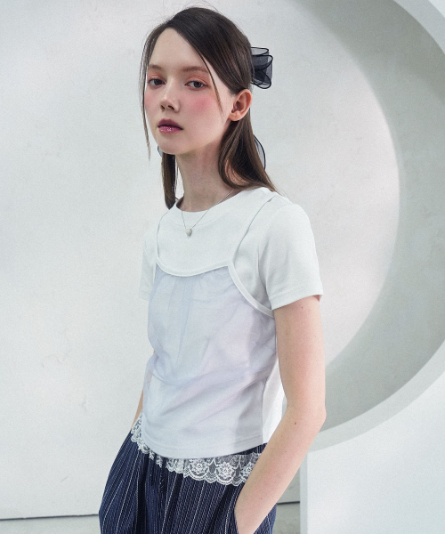 Vivacious(ビバシャス)の「Tinker Bell Short Sleeve CHARCOAL(Tシャツ/カットソー・レディース・チャコール・SMALL/MEDIUM)」の5枚目の写真