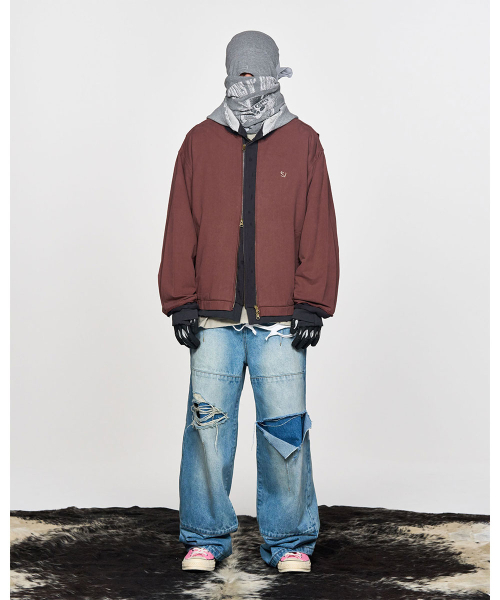 SCHISM INDUCING(スキズムインデューシング)の「HYBRID BLOUSON BROWN(ブルゾン・レディース・その他・MEDIUM/LARGE)」の8枚目の写真