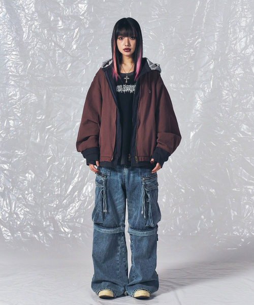 SCHISM INDUCING(スキズムインデューシング)の「HYBRID BLOUSON BROWN(ブルゾン・レディース・その他・MEDIUM/LARGE)」の12枚目の写真