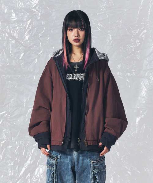 SCHISM INDUCING(スキズムインデューシング)の「HYBRID BLOUSON BROWN(ブルゾン・レディース・その他・MEDIUM/LARGE)」の11枚目の写真