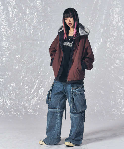 SCHISM INDUCING(スキズムインデューシング)の「HYBRID BLOUSON BROWN(ブルゾン・レディース・その他・MEDIUM/LARGE)」の20枚目の写真
