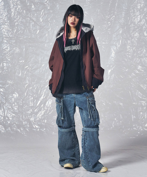 SCHISM INDUCING(スキズムインデューシング)の「HYBRID BLOUSON BROWN(ブルゾン・レディース・その他・MEDIUM/LARGE)」の19枚目の写真