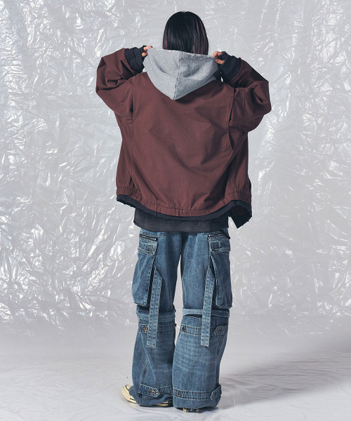 SCHISM INDUCING(スキズムインデューシング)の「HYBRID BLOUSON BROWN(ブルゾン・レディース・その他・MEDIUM/LARGE)」の17枚目の写真