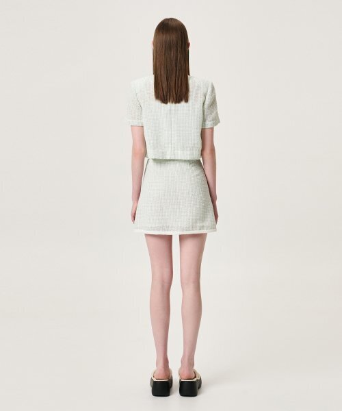 ETMON(エトモン)の「Summer Tweed Mini Skirt, Mint(スカート・レディース・その他・SMALL/MEDIUM)」の6枚目の写真