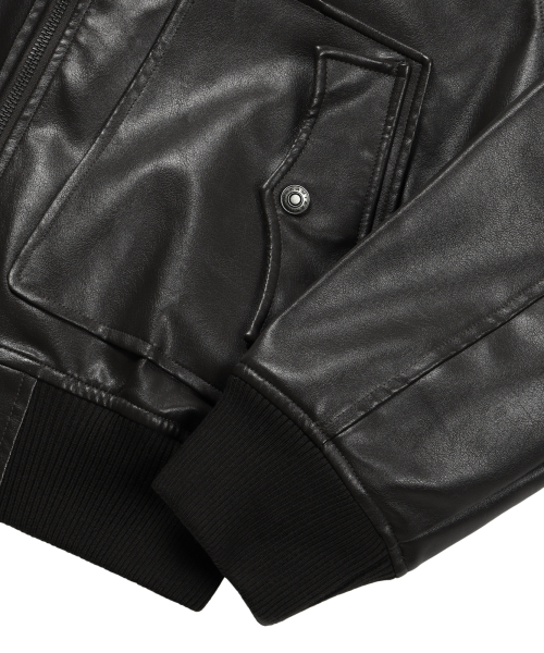 AAKAM（アーカム）の「High-Neck Leather Jacket (Brown)（ライダースジャケット・レディース・その他・1/2）」の15枚目の写真