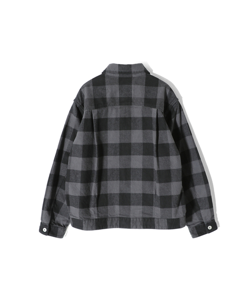 HORLISUN(ホーリーサン)の「Liverty Buffalo Check Trucker Jacket Charcoal(その他アウター・メンズ・その他・SMALL/MEDIUM/LARGE)」の3枚目の写真