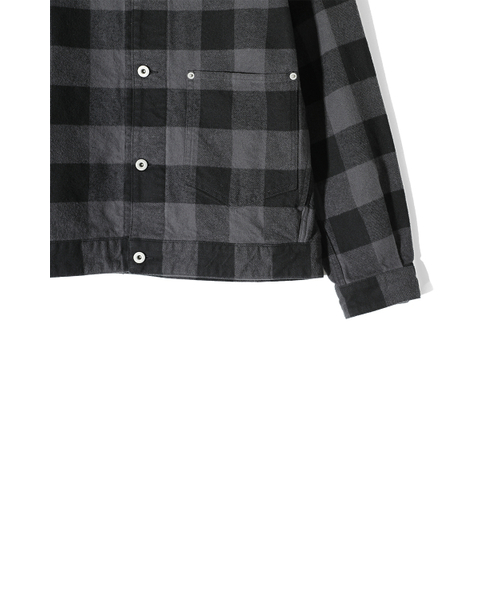 HORLISUN(ホーリーサン)の「Liverty Buffalo Check Trucker Jacket Charcoal(その他アウター・メンズ・その他・SMALL/MEDIUM/LARGE)」の5枚目の写真