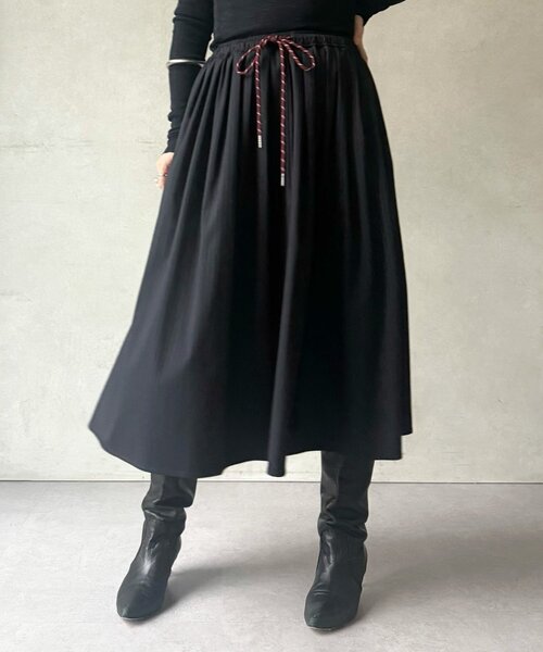 BEARDSLEY（ビアズリー）の「レイヤードギャザースカート（スカート・レディース・ネイビー・FREE）」の3枚目の写真