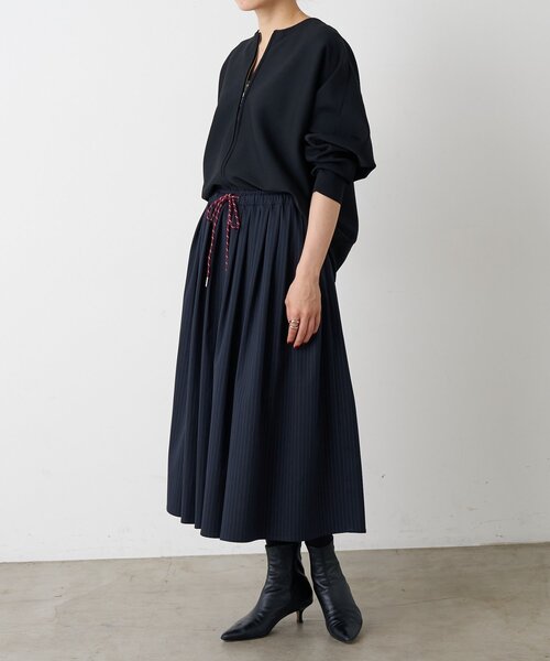 BEARDSLEY（ビアズリー）の「レイヤードギャザースカート（スカート・レディース・ネイビー・FREE）」の15枚目の写真