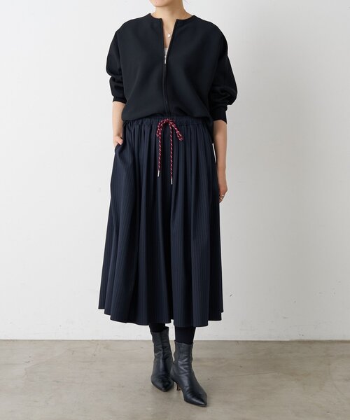 BEARDSLEY（ビアズリー）の「レイヤードギャザースカート（スカート・レディース・ネイビー・FREE）」の16枚目の写真