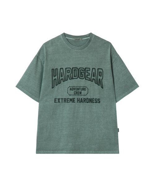 HARDGEAR APPAREL(ハードギアアパレル)の「ピグメントダイビッグロゴTグリーン(Tシャツ/カットソー・メンズ・その他・LARGE/MEDIUM/X-LARGE)」の1枚目の写真
