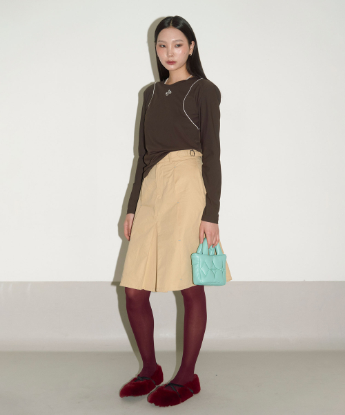 HERETIC(ヘレティック)の「ACTIVE LINE LONG SLEEVE T-SHIRT / brown(Tシャツ/カットソー・レディース・その他・FREE)」の2枚目の写真