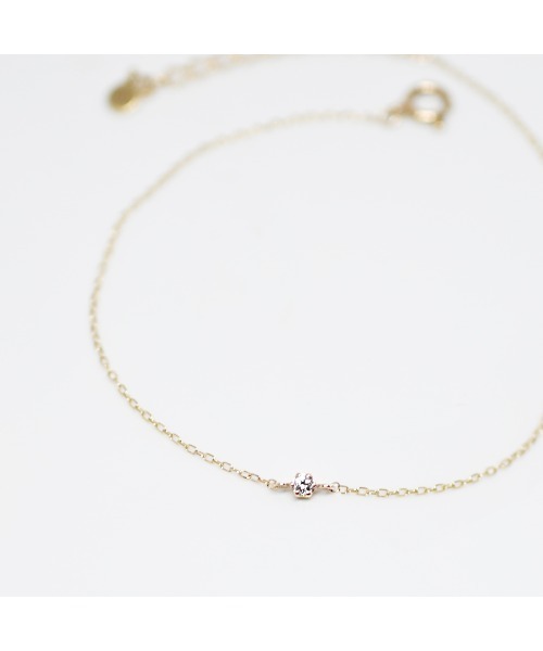 sowi(ソーイ)の「K10YG 1粒ダイヤモンド ブレスレット(ブレスレット・レディース・ゴールド・18cm)」の6枚目の写真