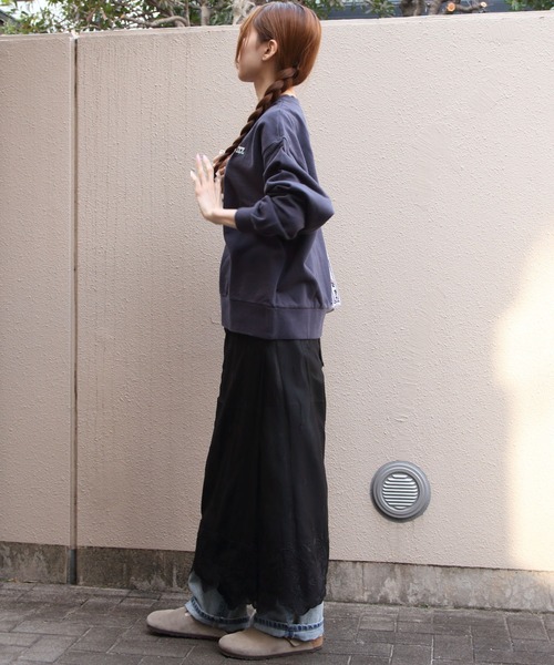 THE SHINZONE(ザ シンゾーン)の「THE SHINZONE/シンゾーン ジャズグルーブスウェット JAZZ GROOVE SWEAT 26SMSCU10(スウェット・レディース・ネイビー/グレー・FREE)」の13枚目の写真