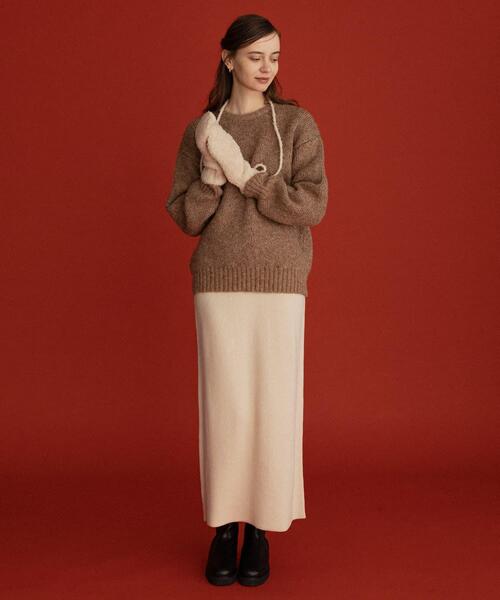 URBAN RESEARCH Sonny Label(アーバンリサーチサニーレーベル)の「オガワナツミ コラボニット(ニット/セーター・レディース・ブラウン/グレー/ブルー・FREE)」の8枚目の写真