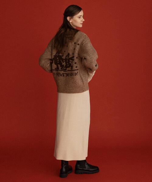 URBAN RESEARCH Sonny Label(アーバンリサーチサニーレーベル)の「オガワナツミ コラボニット(ニット/セーター・レディース・ブラウン/グレー/ブルー・FREE)」の10枚目の写真