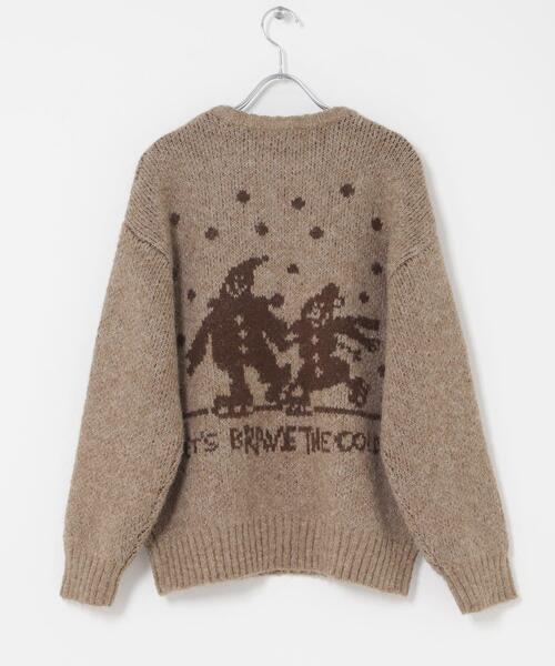 URBAN RESEARCH Sonny Label(アーバンリサーチサニーレーベル)の「オガワナツミ コラボニット(ニット/セーター・レディース・ブラウン/グレー/ブルー・FREE)」の14枚目の写真