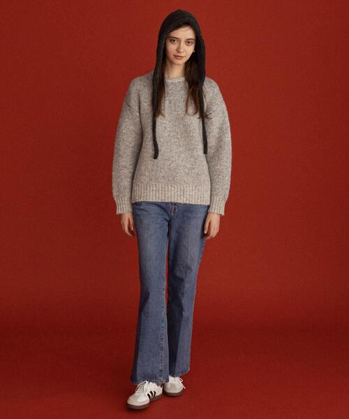 URBAN RESEARCH Sonny Label(アーバンリサーチサニーレーベル)の「オガワナツミ コラボニット(ニット/セーター・レディース・ブラウン/グレー/ブルー・FREE)」の21枚目の写真