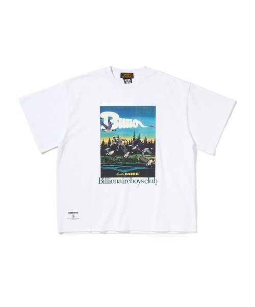 Eddie Bauer(エディーバウアー)の「BILLIONAIRE BOYS CLUB×Eddie Bauer / コットン半袖Tシャツ #1(Tシャツ/カットソー・メンズ・ホワイト/ブラック・L/M)」の1枚目の写真