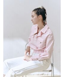グロッシーポケットジャケット_PINK