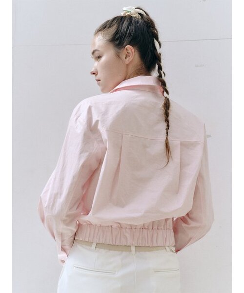 BERMUDAGRASS(バミューダグラス)の「グロッシーポケットジャケット_PINK(その他アウター・レディース・その他・SMALL/MEDIUM)」の4枚目の写真