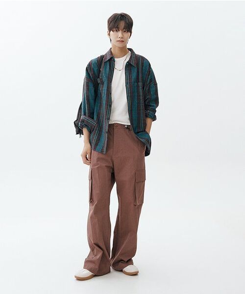BLUESUNFLOWER（ブルーサンフラワー）の「バイオウォッシングナイロンストリングセミワイドカーゴパンツ（その他パンツ・レディース・その他・MEDIUM/LARGE）」の11枚目の写真
