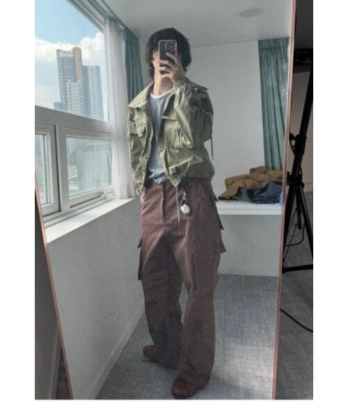 BLUESUNFLOWER（ブルーサンフラワー）の「バイオウォッシングナイロンストリングセミワイドカーゴパンツ（その他パンツ・レディース・その他・MEDIUM/LARGE）」の14枚目の写真