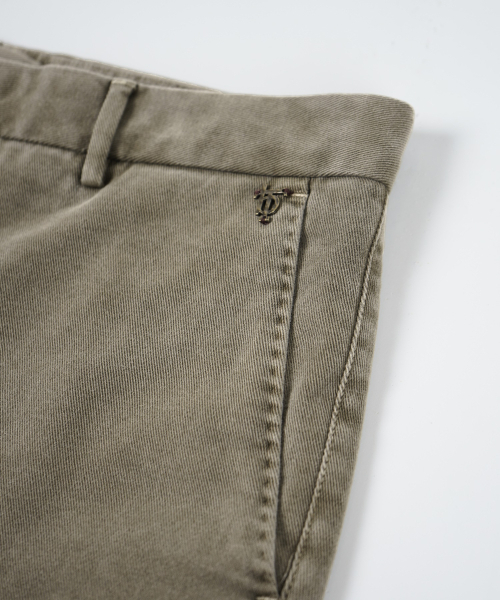 BIRBANTE（ビルバンテ）の「ソンドリオストレッチツイルパンツ - ベージュ（その他パンツ・メンズ・ベージュ・SMALL/MEDIUM/LARGE/X-LARGE）」の3枚目の写真