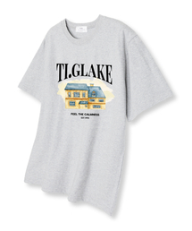 ウォーターハウス オーバーサイズ 半袖Tシャツ ライトグレー