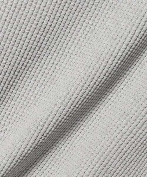 ESTNATION(エストネーション)の「ESTNATION / スビンコットン ワッフルニット(ニット/セーター・メンズ・ライトグレー/ホワイト/ネイビー/ブラック・X-LARGE/LARGE)」の6枚目の写真